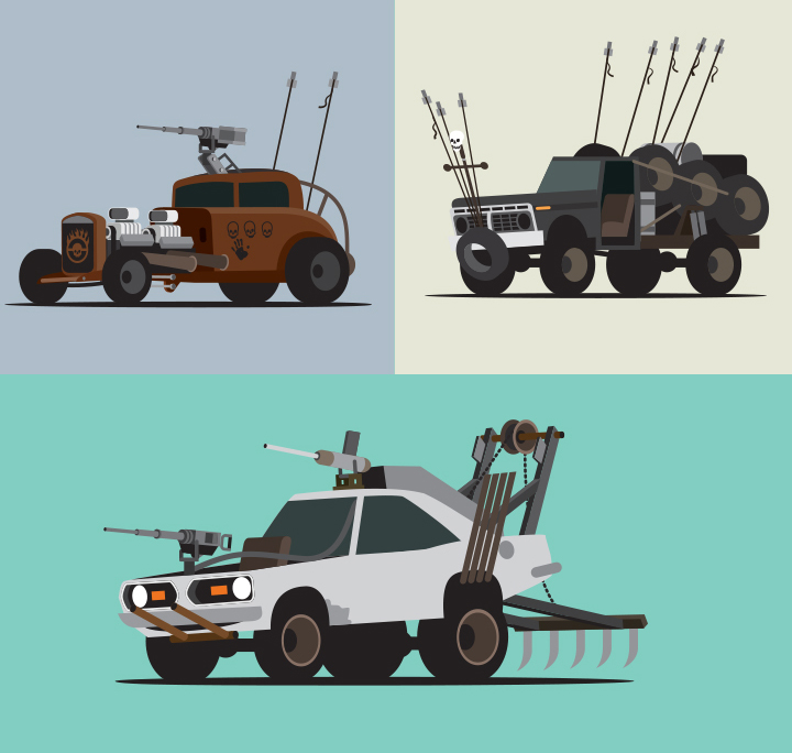 Le garage illustré de Mad Max Fury Road Spotern