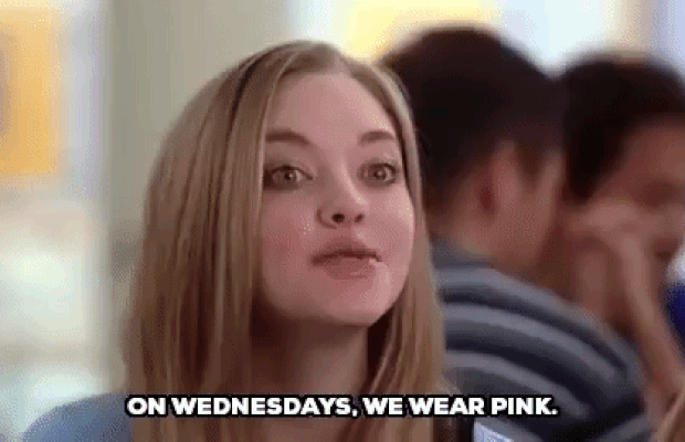 On Wednesdays We Wear Pink Mean Girls On Make A Gif | My XXX Hot Girl